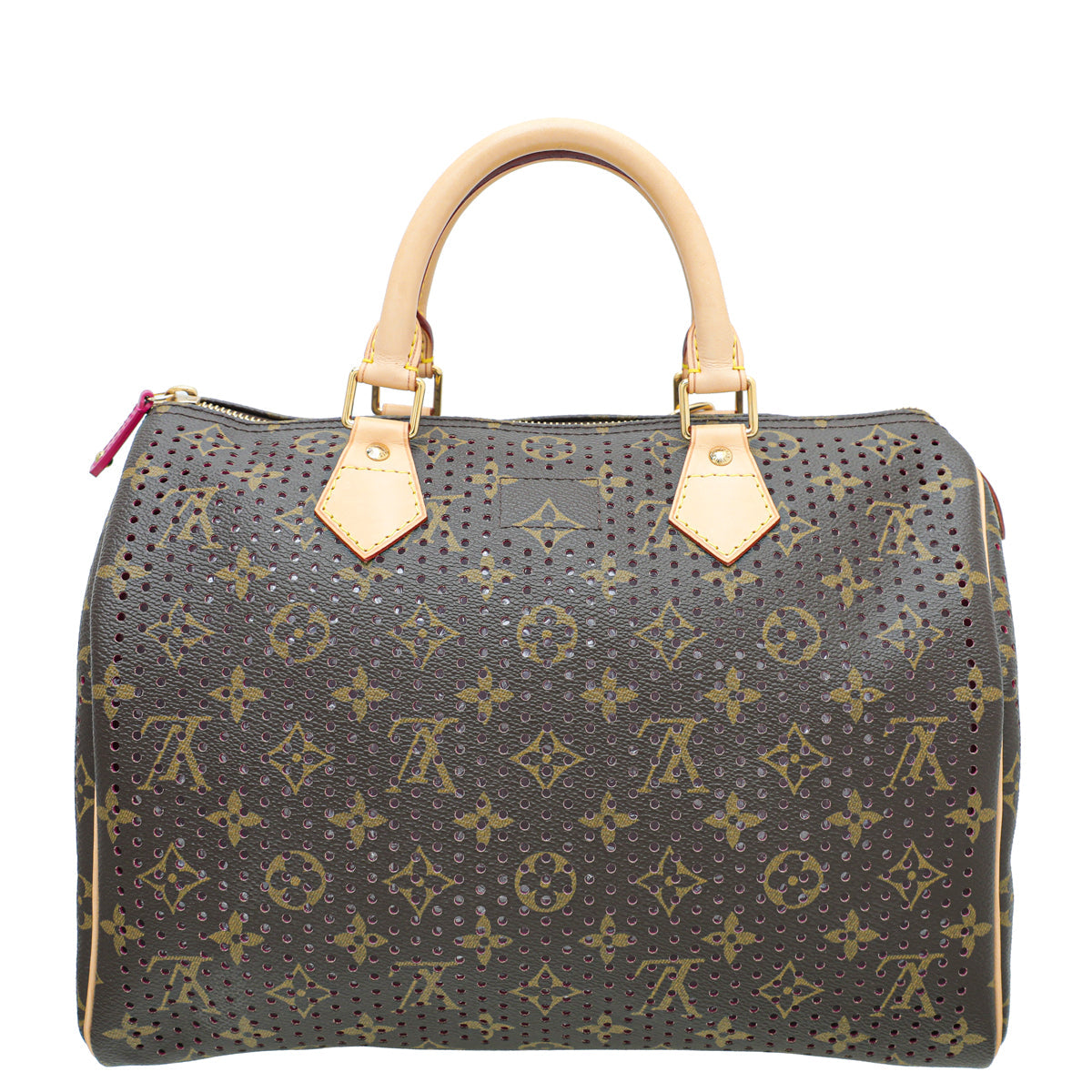 Louis Vuitton Bicolor Perforated Speedy 30 Bag