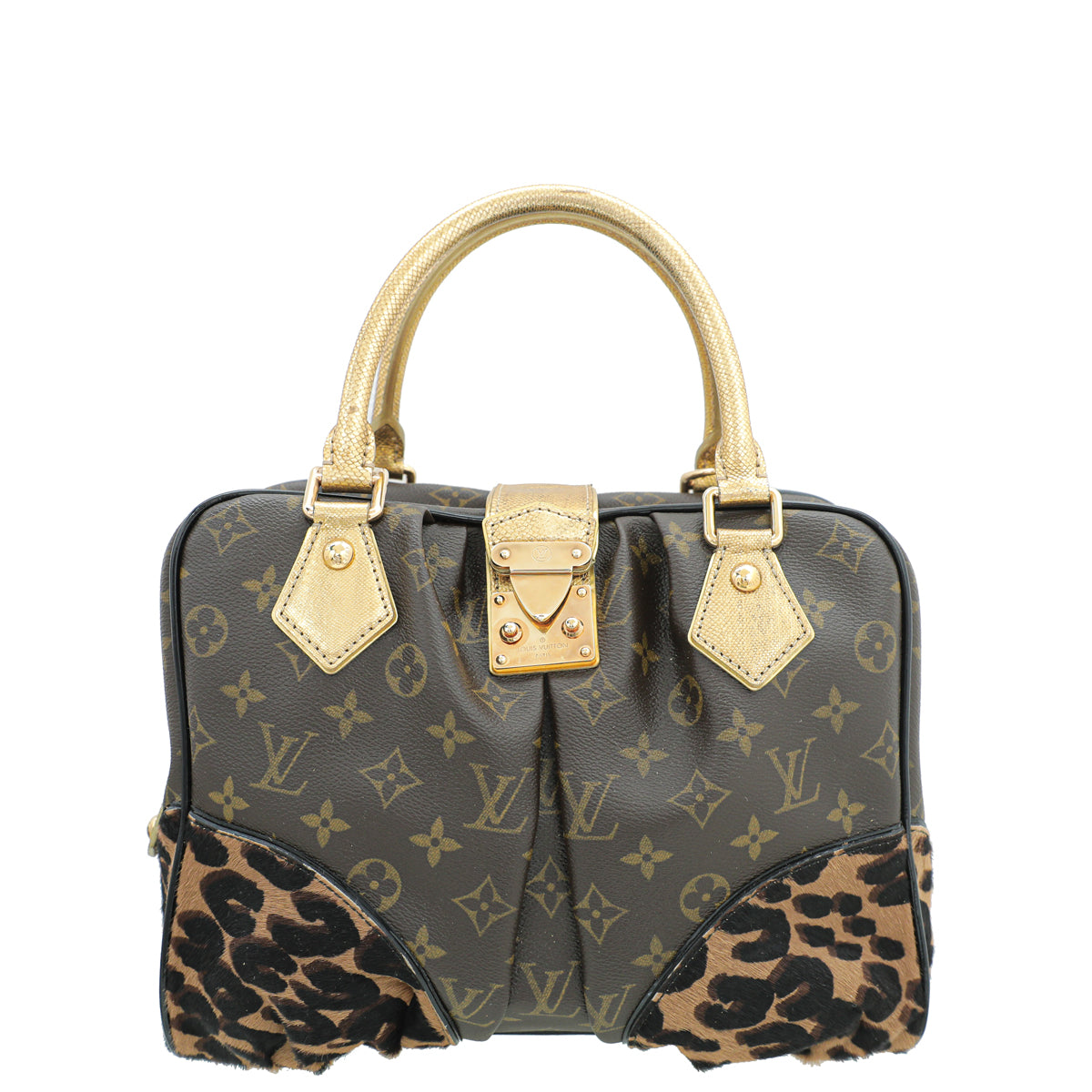 Louis Vuitton Bicolor Monogram Leopard Adele Bag