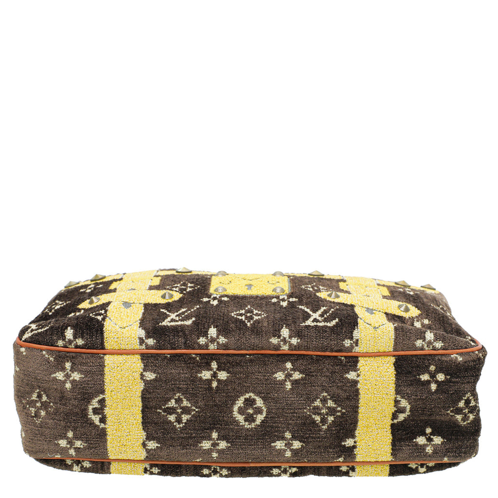 Louis Vuitton Bicolor Alligator Monogram Trompe L'oeil Trocadero Bag