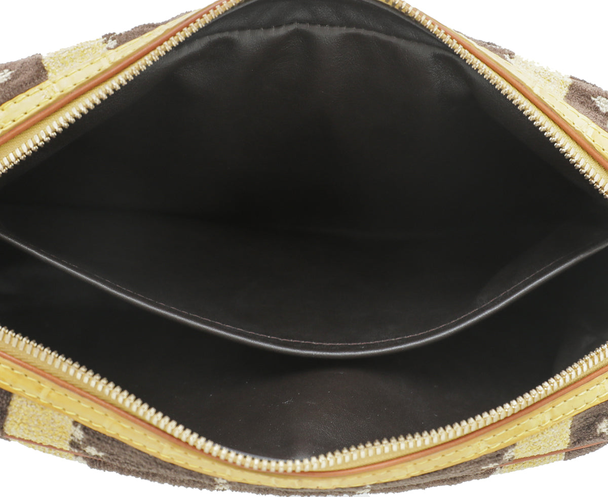 Louis Vuitton Bicolor Alligator Monogram Trompe L'oeil Trocadero Bag