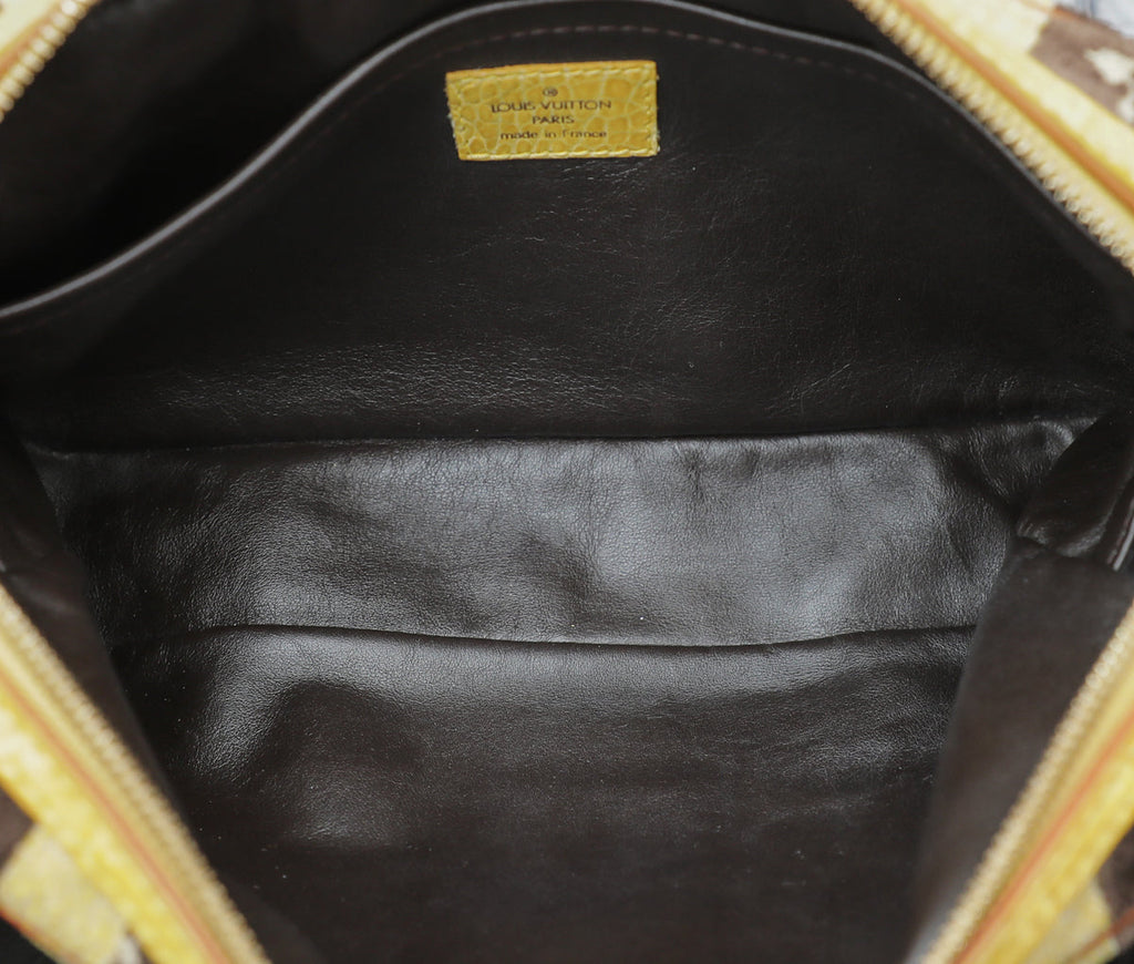 Louis Vuitton Bicolor Alligator Monogram Trompe L'oeil Trocadero Bag
