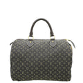 Louis Vuitton Brown Mini Lin Speedy 30 Bag