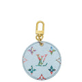 Louis Vuitton Blue Multicolor Metallic Monogram Illustre LV Garden Bag Charm Key Ring
