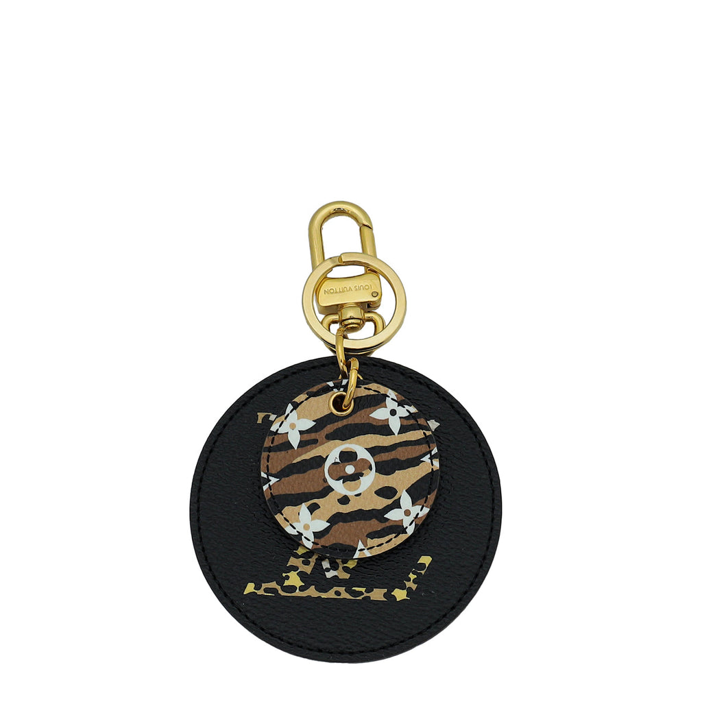 Louis Vuitton Black Monogram Giant Jungle Bag Charm Key Holder