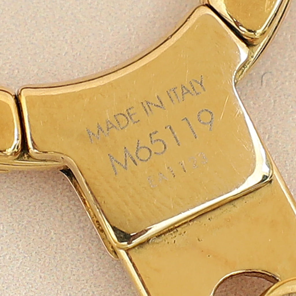 Louis Vuitton Gold Monogram Iconic Speedy Bag Charm Chain