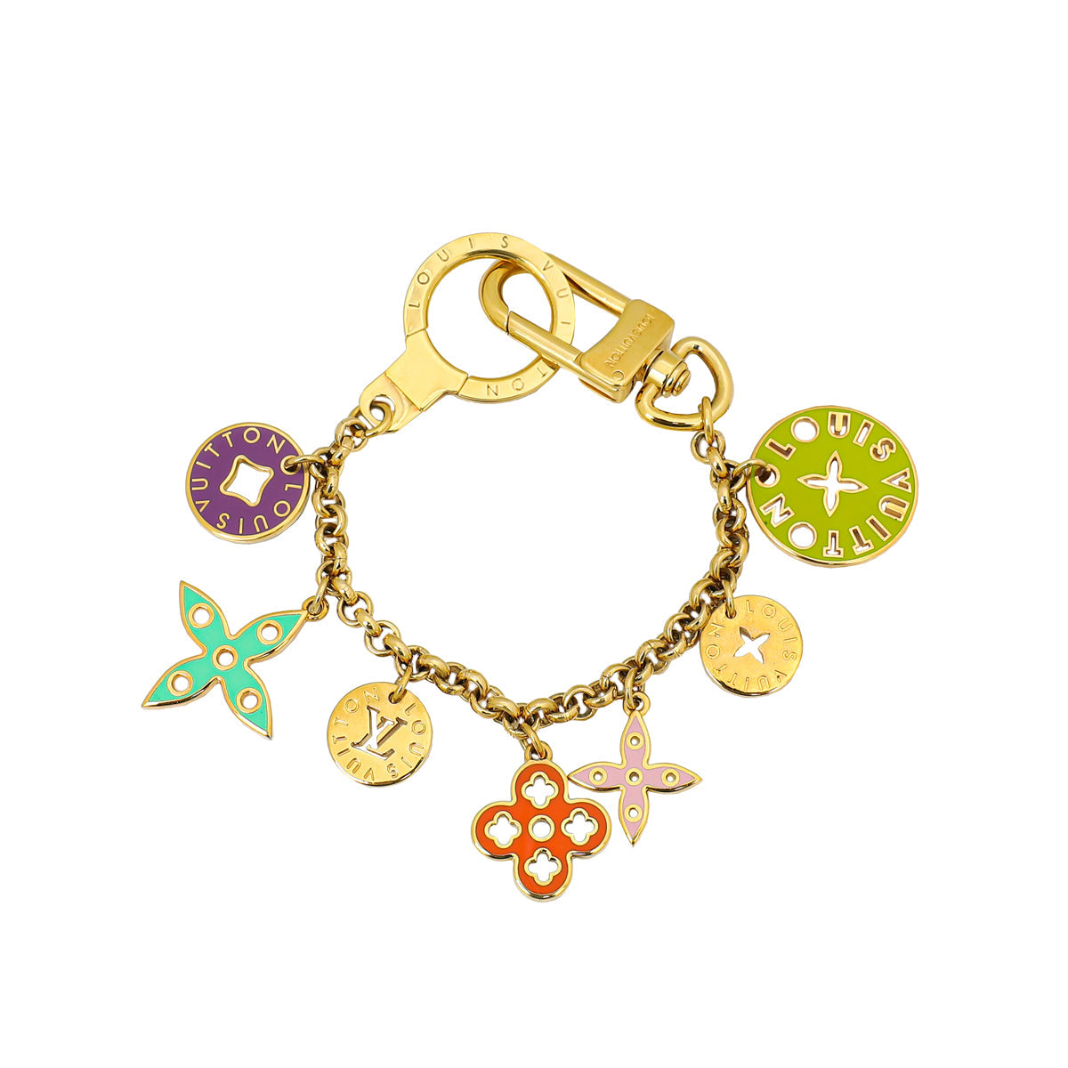 Louis Vuitton Multicolor Resin Pastilles Bag Charm Key Holder