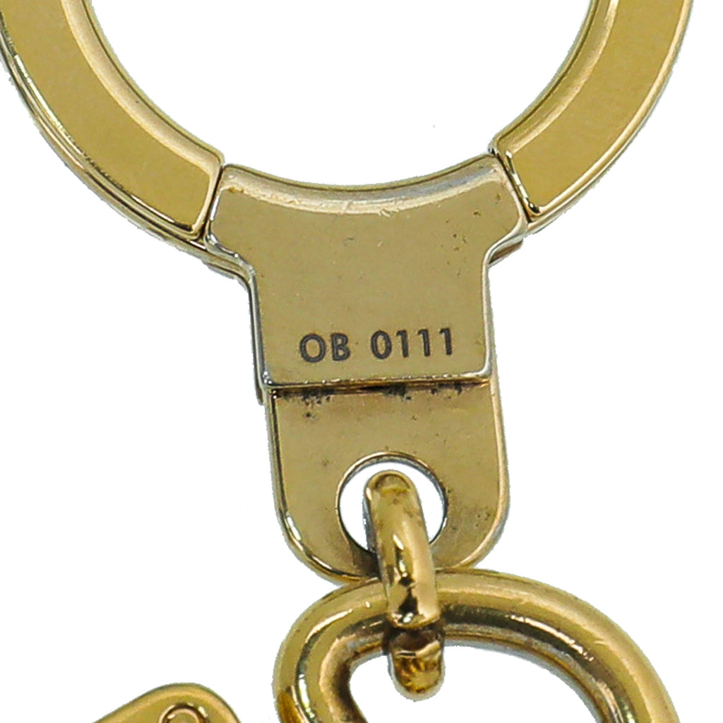 Louis Vuitton Brown Tortoise Shell Resin Confidence Key Holder and Bag Charm