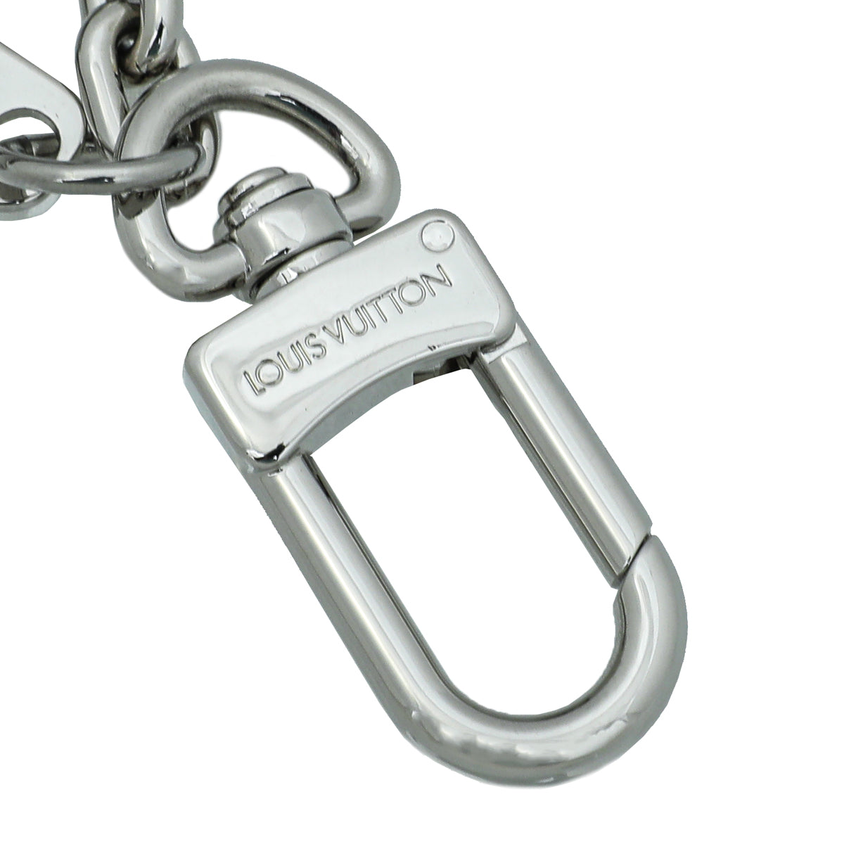 Louis Vuitton Silver Finish Initiales Key Holder
