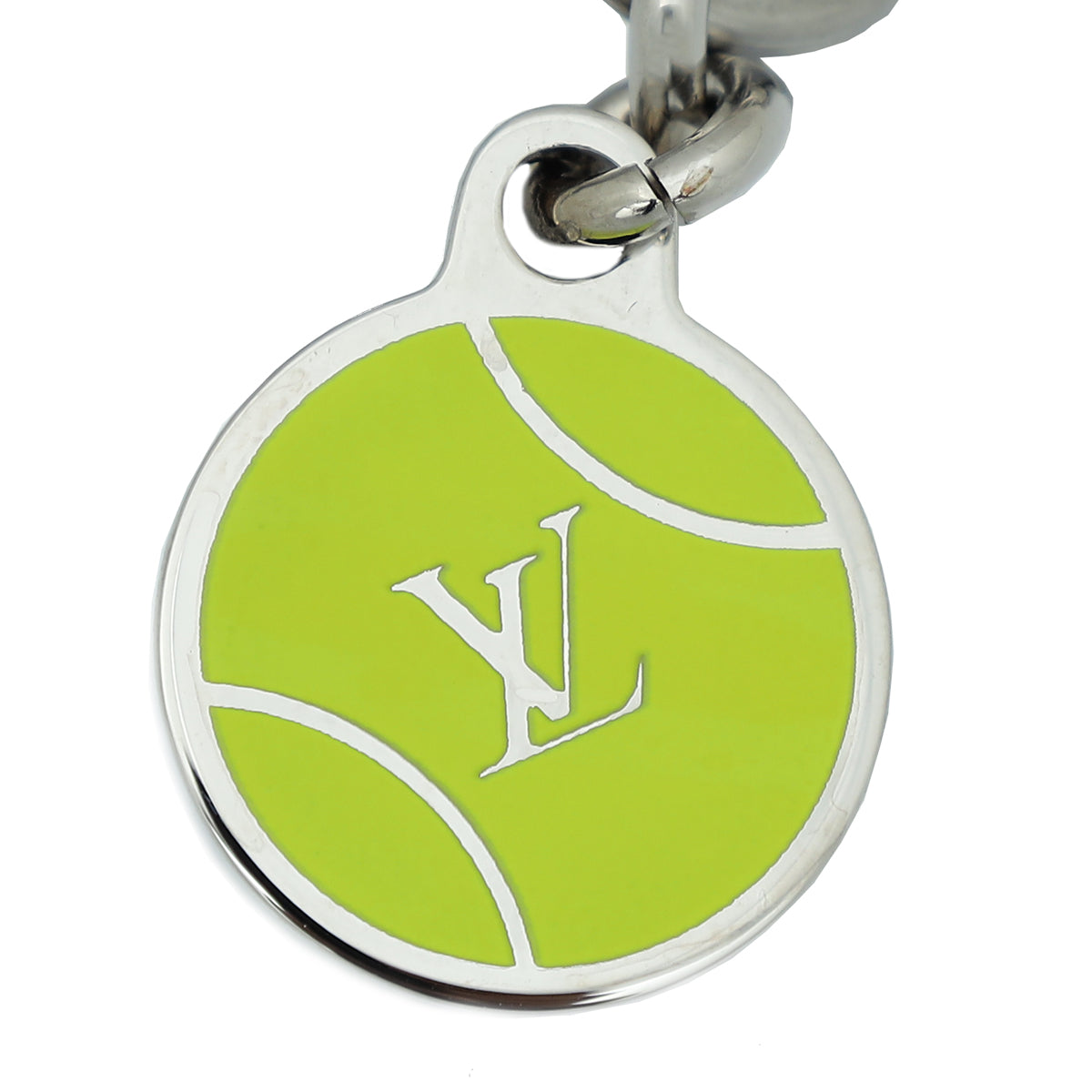 Louis Vuitton White Multicolor Dog Key Holder Bag Charm
