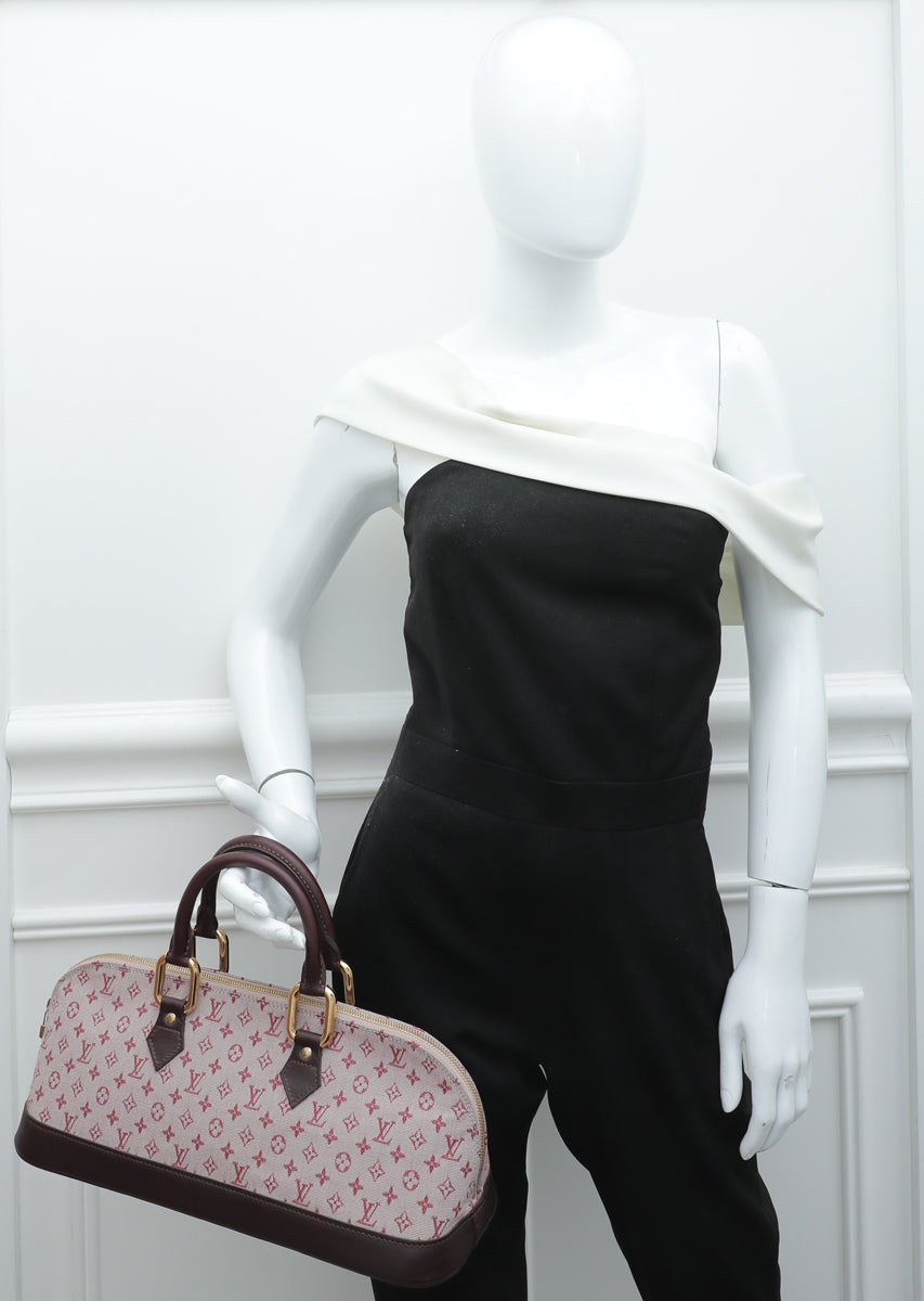 Louis Vuitton Cherry Mini Lin Horizontal Alma Bag