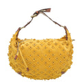 Louis Vuitton Maize Yellow Suede Mahina Fleurs Onatah GM Bag