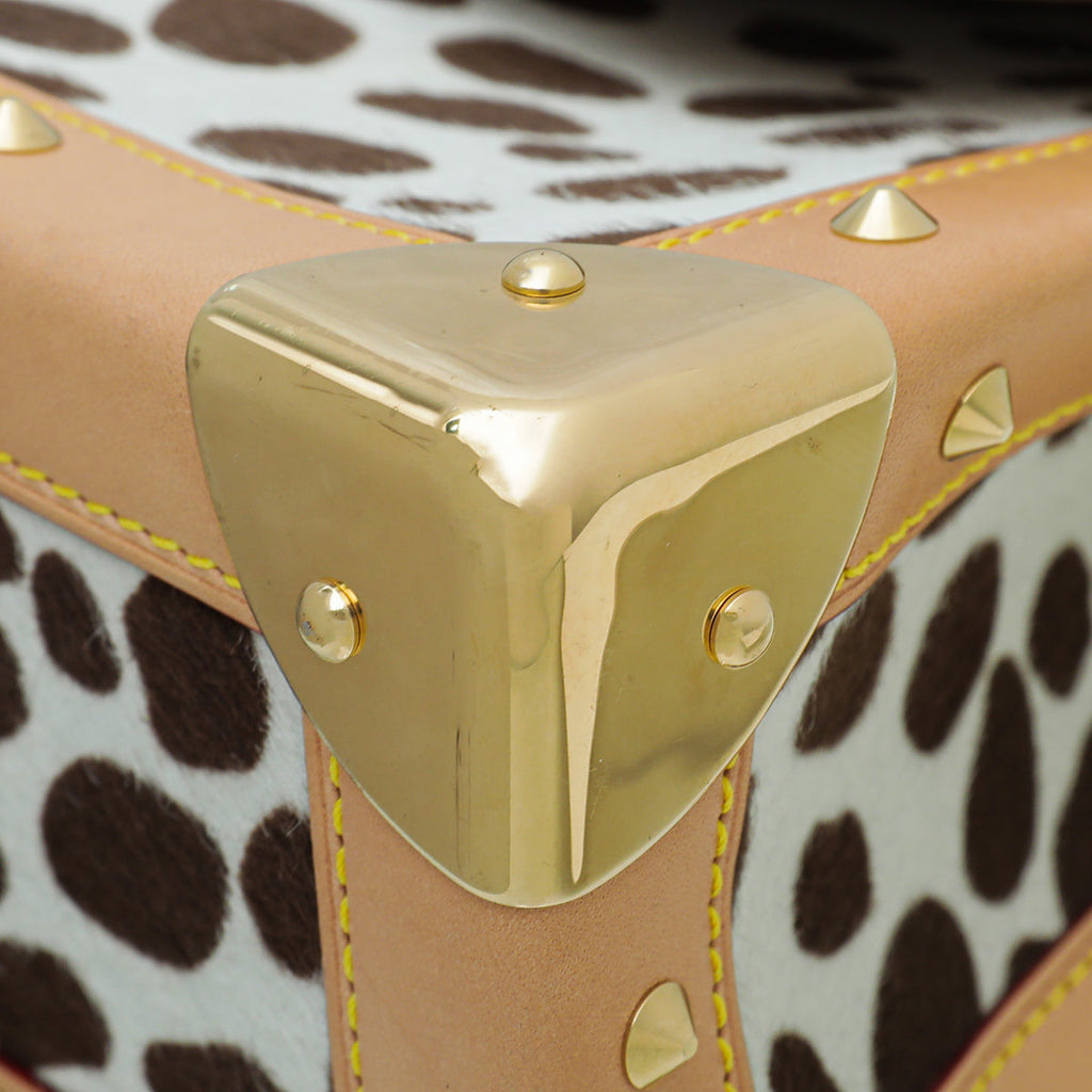 Louis Vuitton Monogram Black Multicolor Dalmatian Sac Rabat Bag
