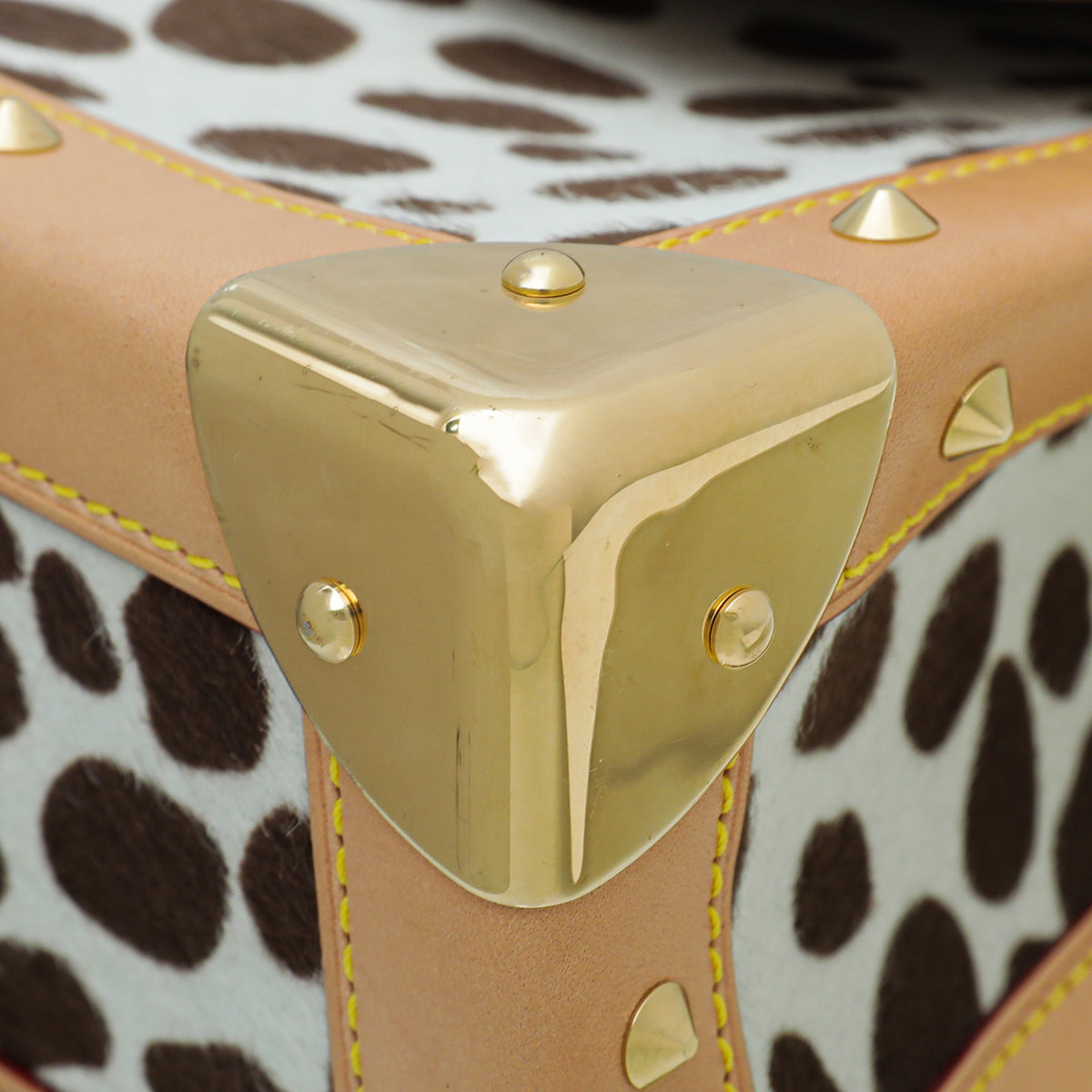 Louis Vuitton Monogram Black Multicolor Dalmatian Sac Rabat Bag