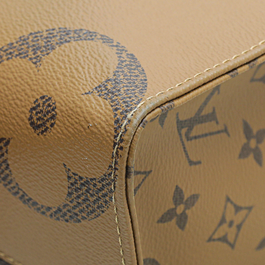 Louis Vuitton Monogram Reverse Giant Onthego MM Bag
