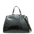 Louis Vuitton Noir Monogram Vernis Brea MM Bag
