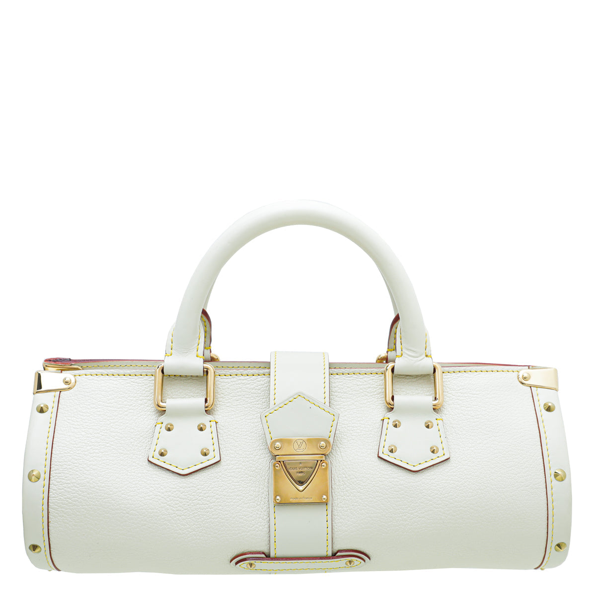 Louis Vuitton White Suhali L'Epanoui PM Bag
