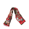 Louis Vuitton Monogram Burgundy Secret Jungle Silk Ribbon Bandeau