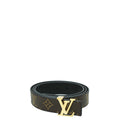 Louis Vuitton Bicolor Monogram Reversible Initials Belt 38