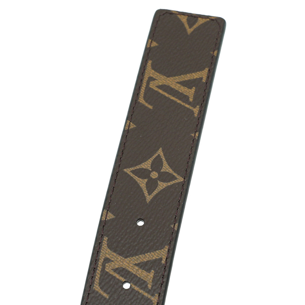 Louis Vuitton Bicolor Monogram Reversible Initials Belt 38