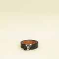 Louis Vuitton Black Initiales Buckle 30mm Belt 32