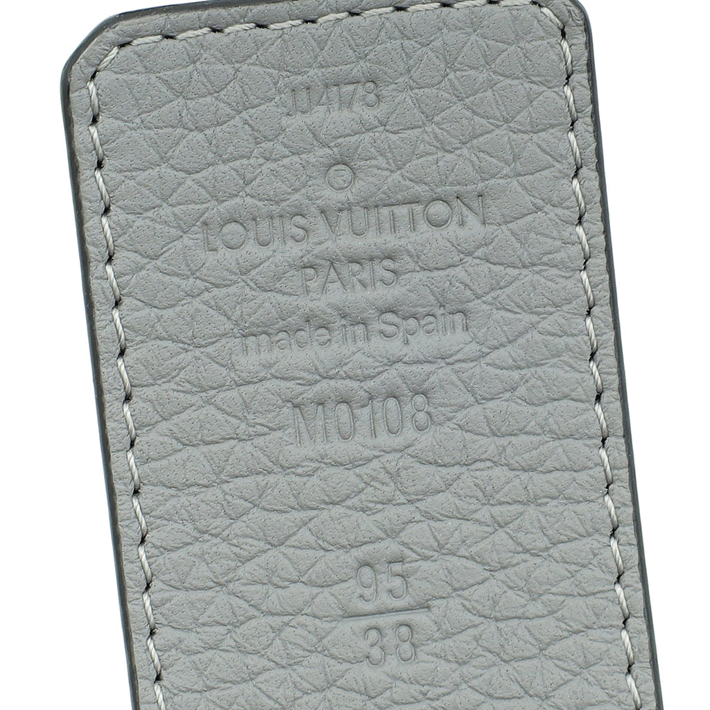 Louis Vuitton Bicolor Reversible Initiales 40mm Belt 38