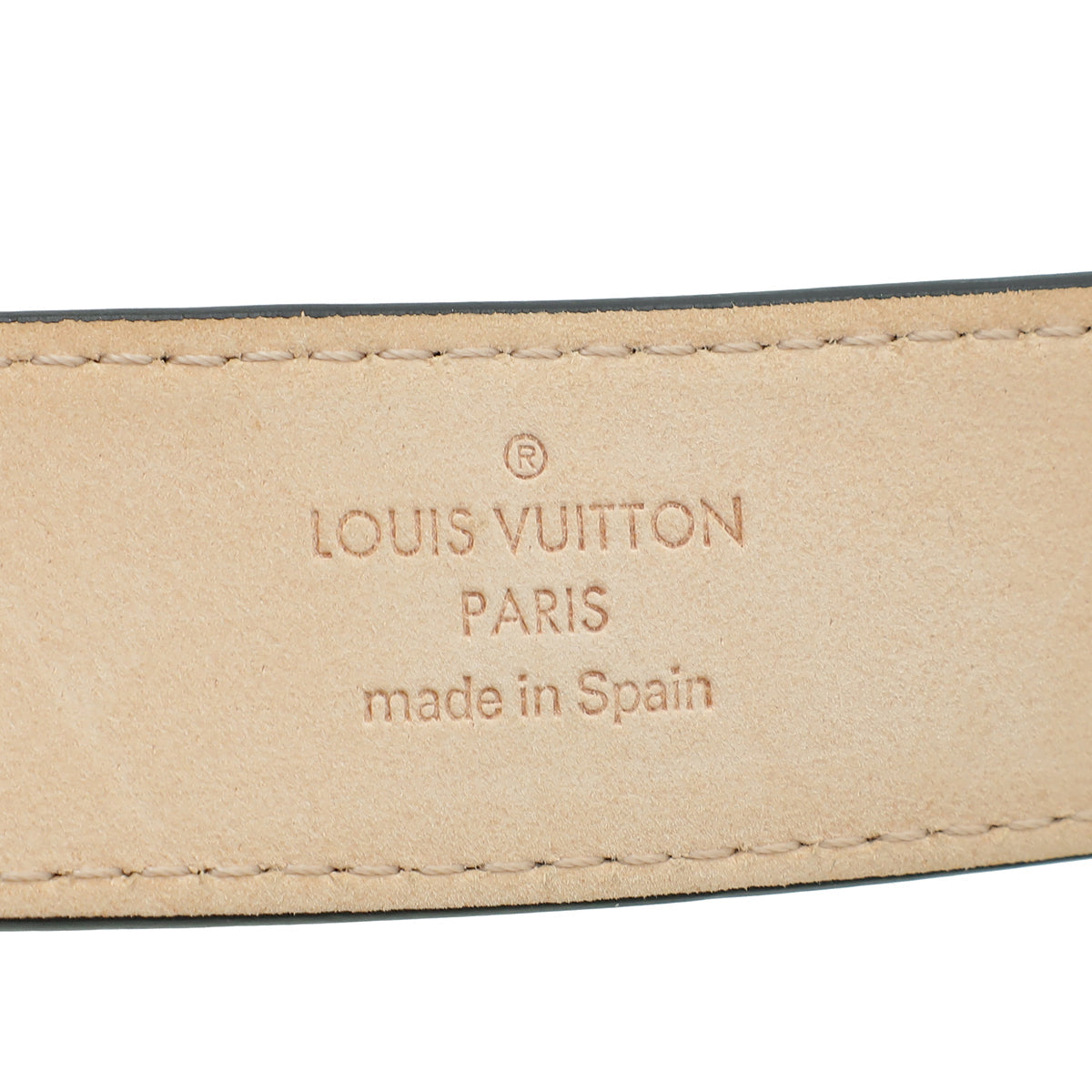 Louis Vuitton Black Essential V Buckle 30mm Belt 36