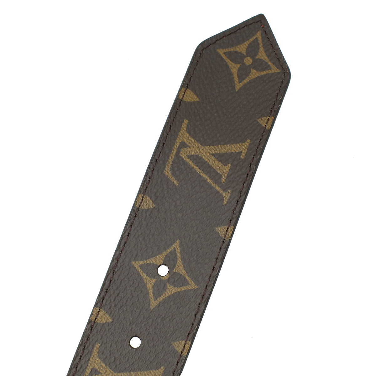 Louis Vuitton Monogram Coquelicot LV Circle 35mm Reversible Belt 36