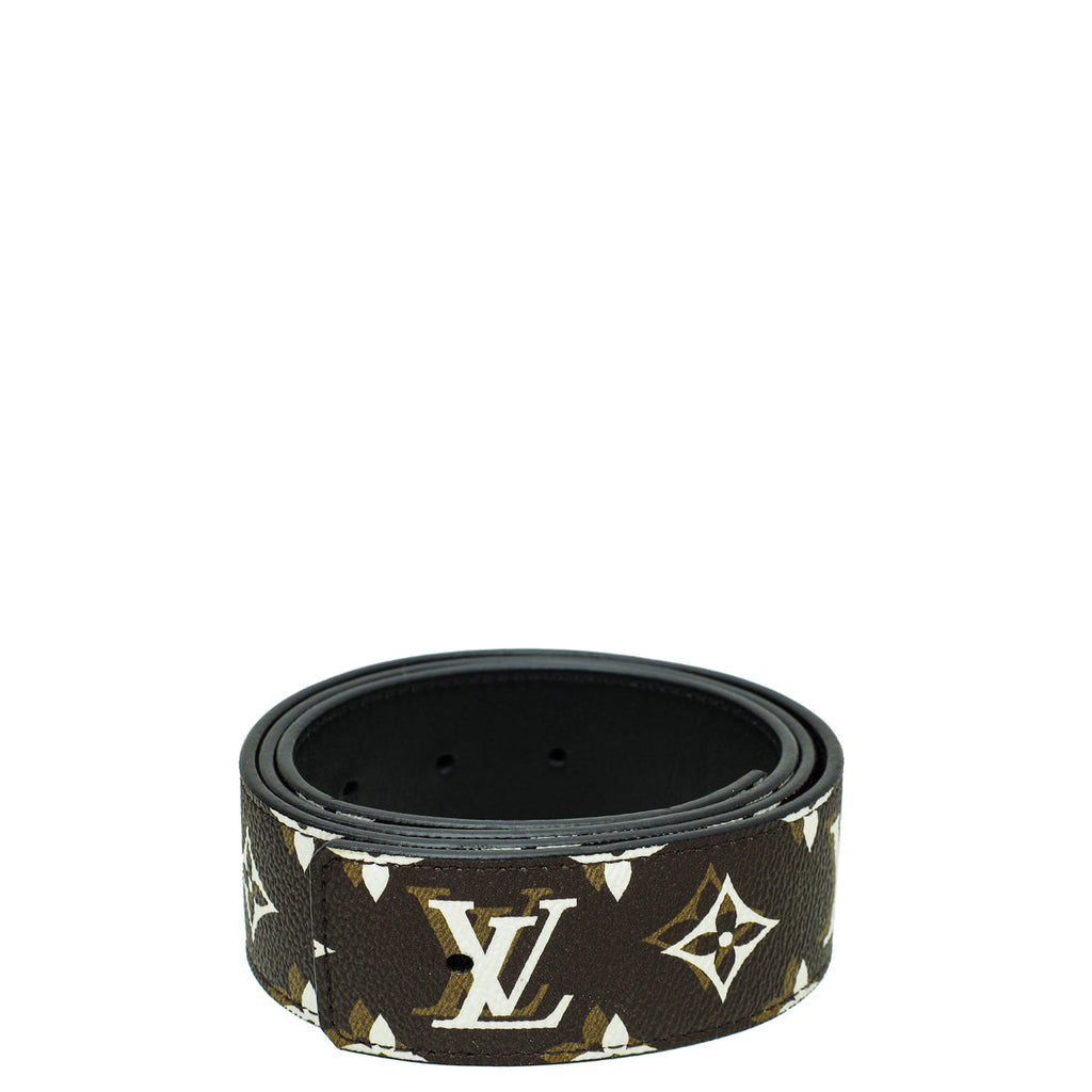 Louis Vuitton Tricolor Shape Reversible Belt Strap 34