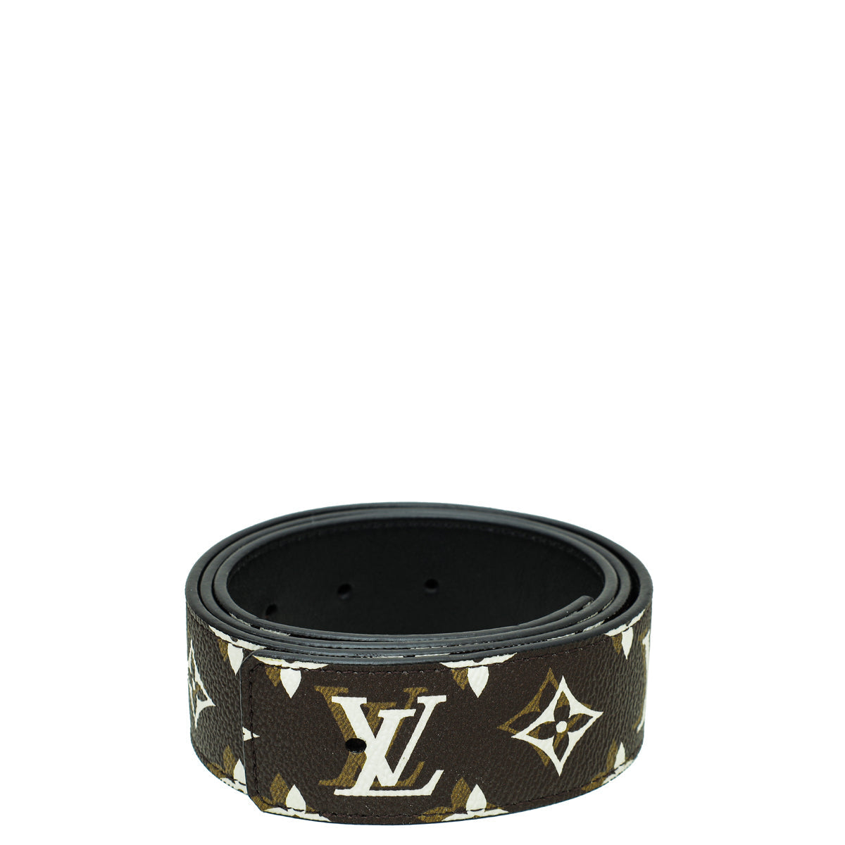 Louis Vuitton Tricolor Shape Reversible Belt Strap 34