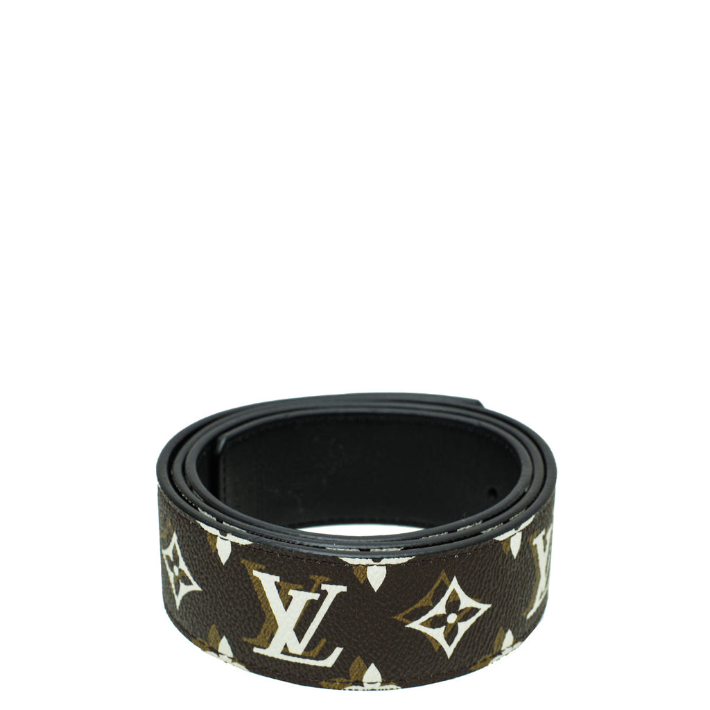 Louis Vuitton Tricolor Shape Reversible Belt Strap 34