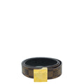 Louis Vuitton Damier Ebene LV Paris Buckle Belt 38