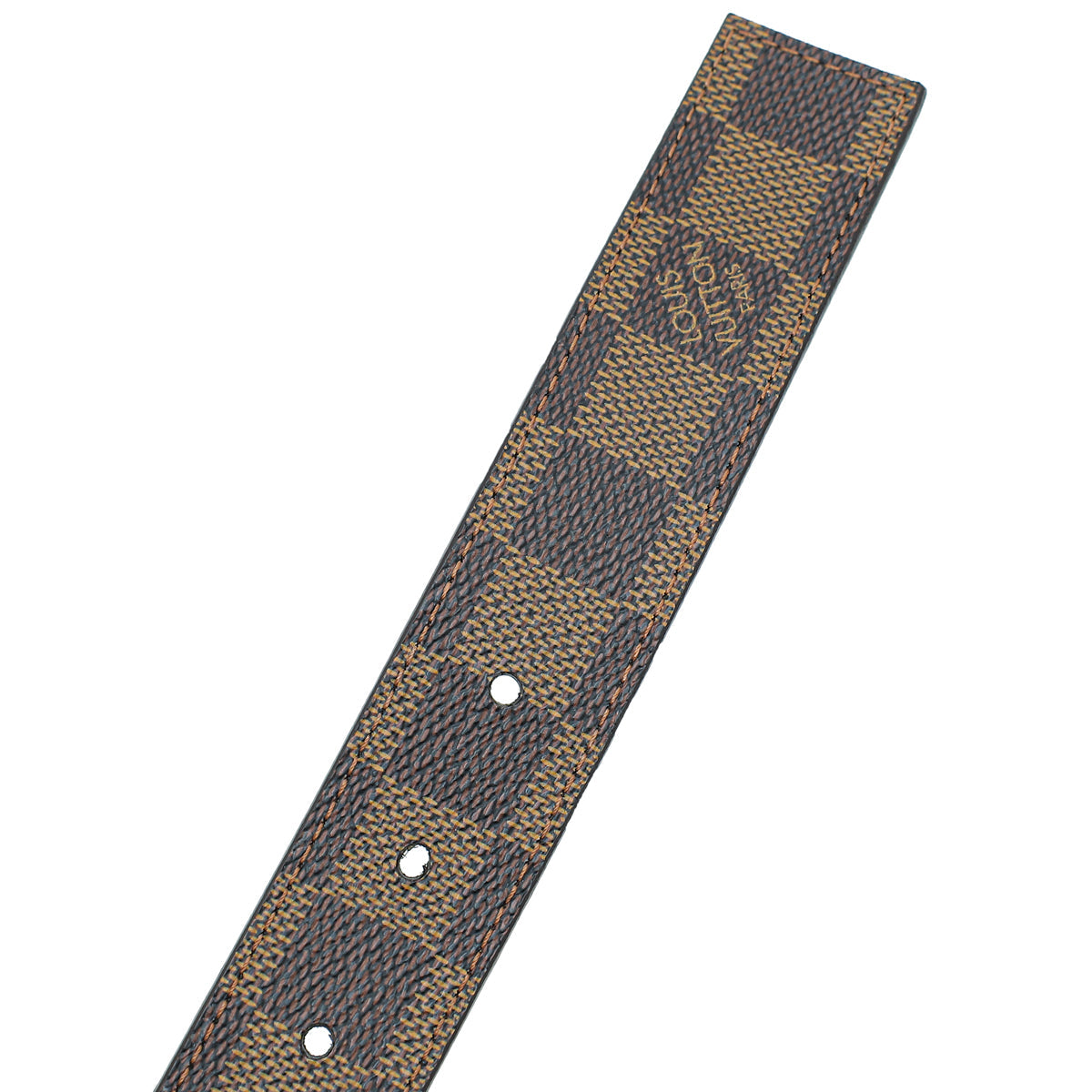 Louis Vuitton Damier Ebene LV Paris Buckle Belt 38