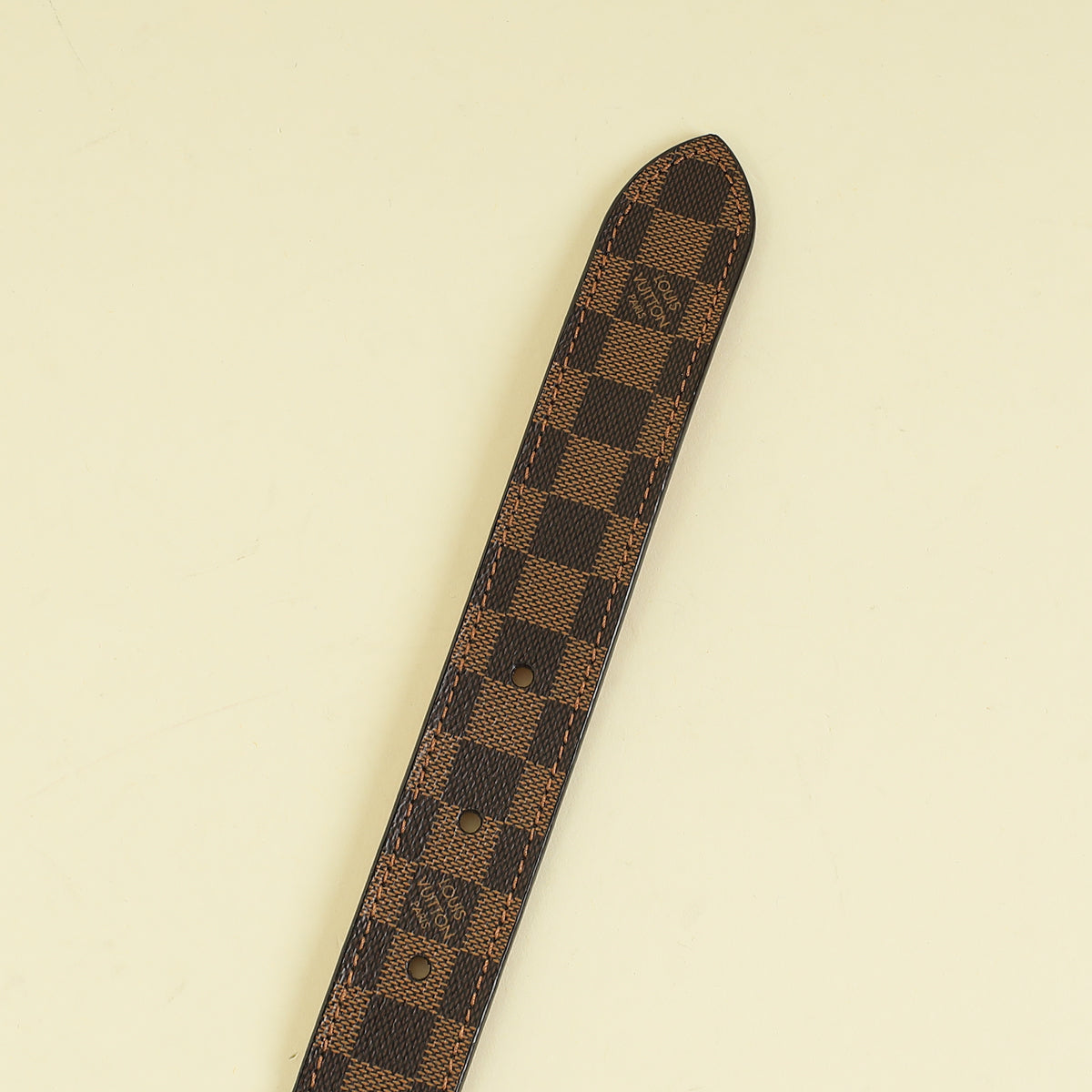 Louis Vuitton Mini Damier Ebene Mini 25mm Belt 36
