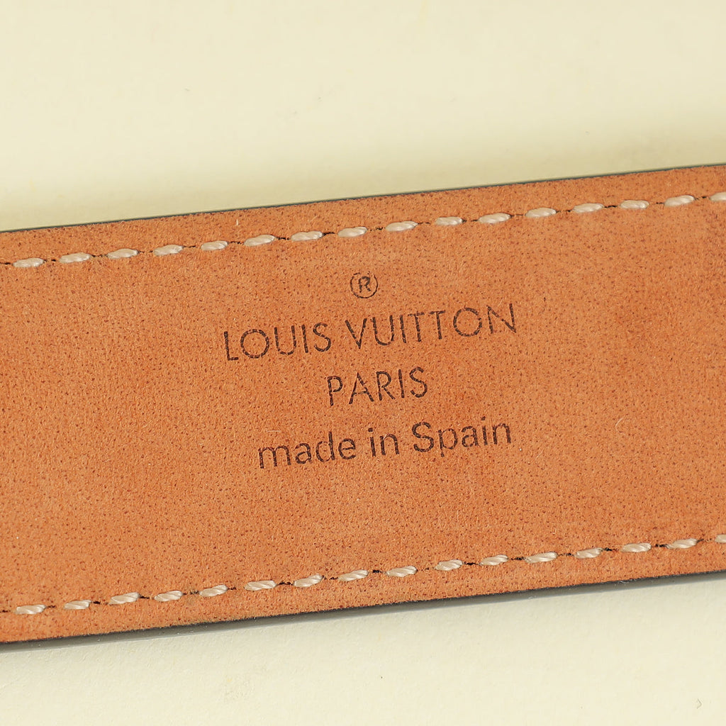 Louis Vuitton Mini Damier Ebene Mini 25mm Belt 36