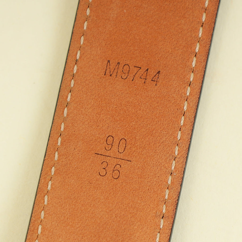 Louis Vuitton Mini Damier Ebene Mini 25mm Belt 36