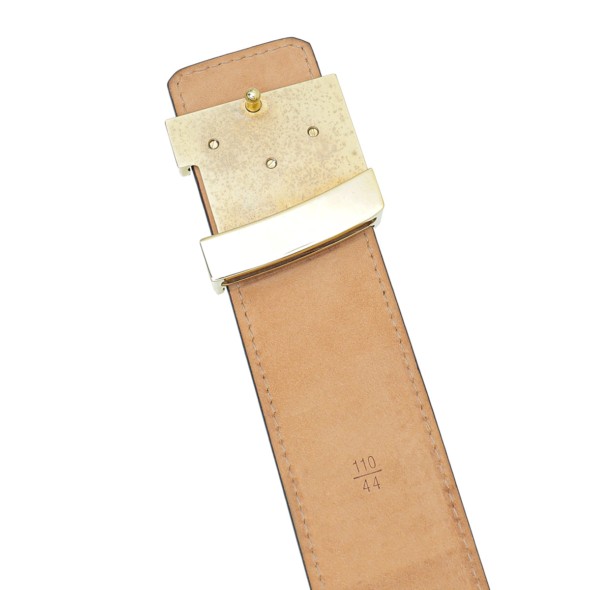 Louis Vuitton Brown Monogram Initiales 40mm Belt 44