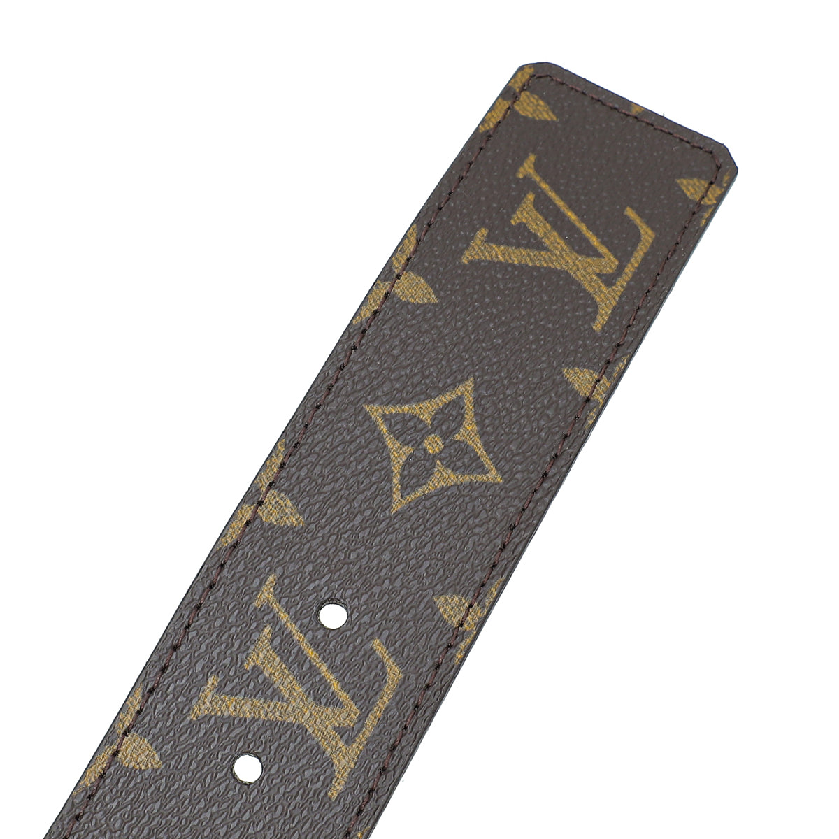 Louis Vuitton Brown Monogram Initiales 40mm Belt 44