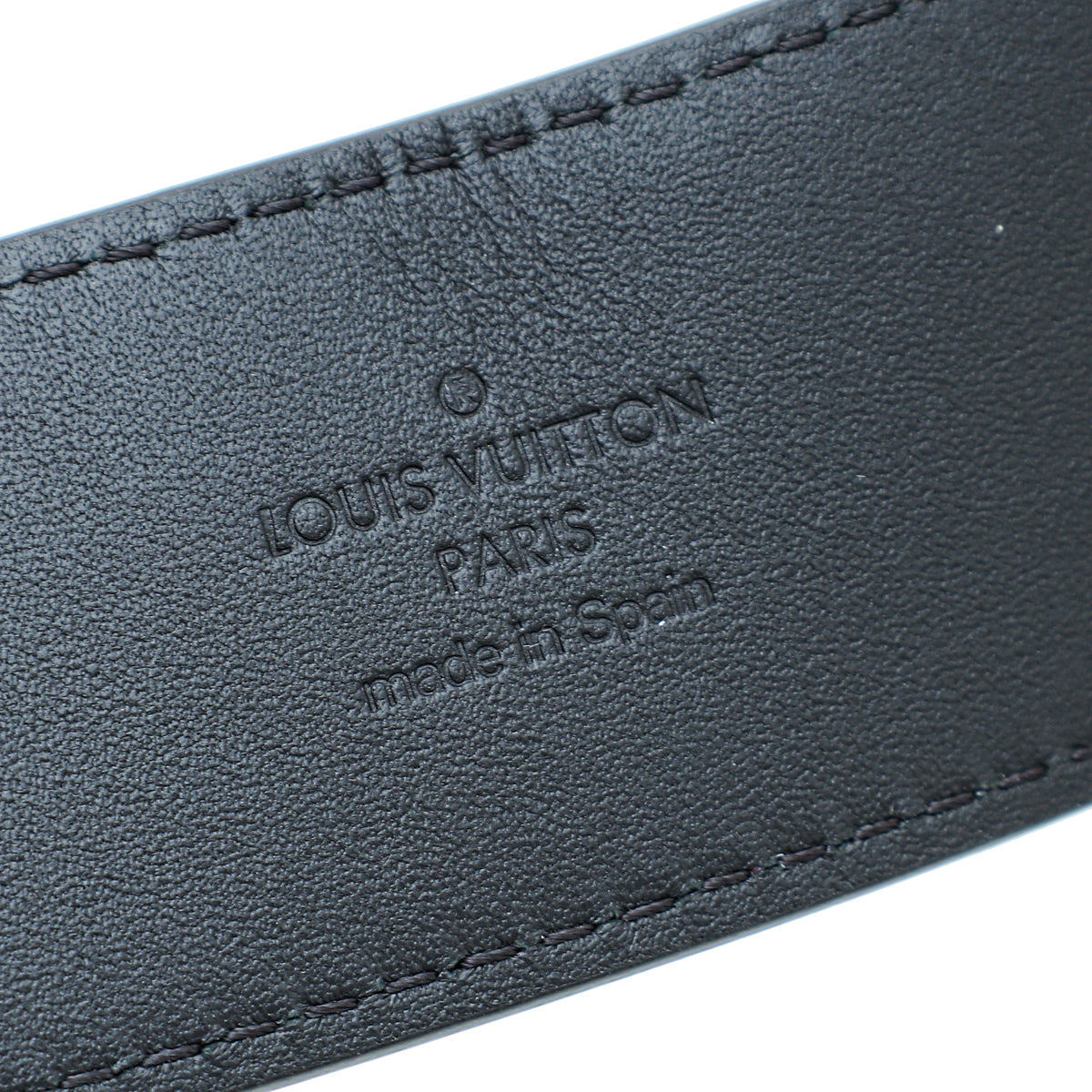 Louis Vuitton Graphite Matte Black Initiales 40mm Belt 44