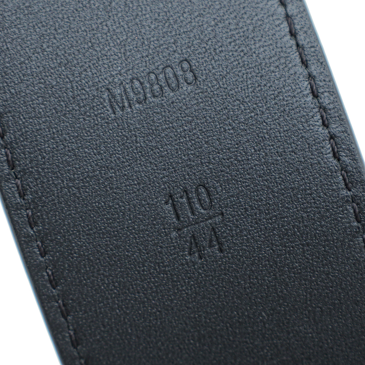 Louis Vuitton Graphite Matte Black Initiales 40mm Belt 44