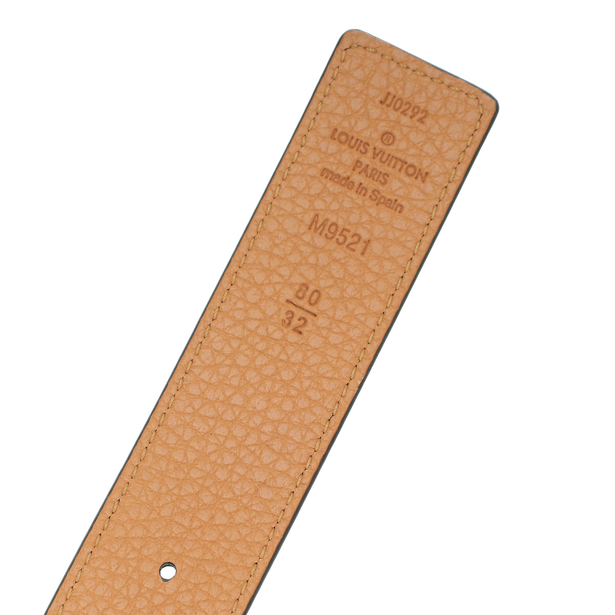 Louis Vuitton Bicolor Initiales 30mm Reversible Belt 32