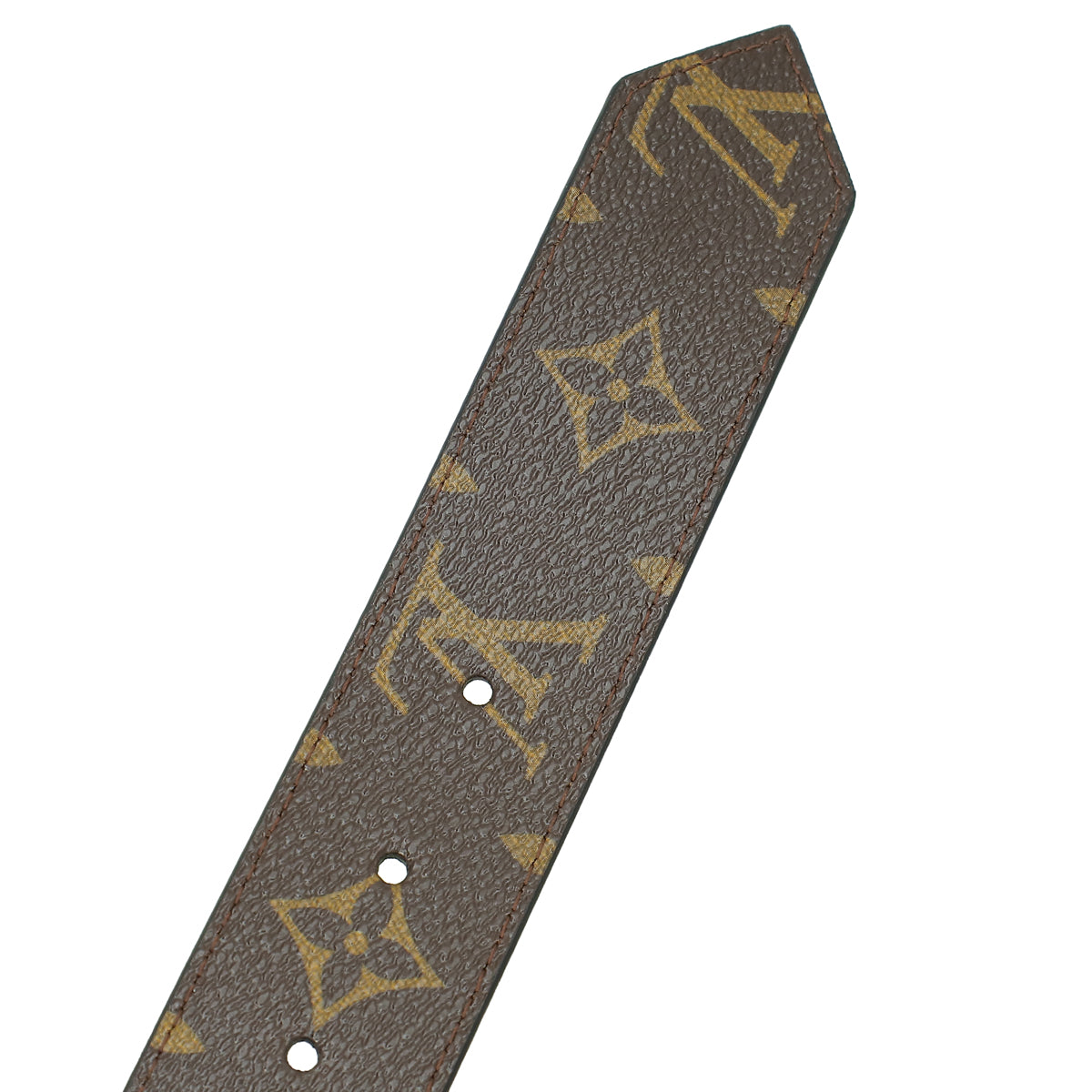 Louis Vuitton Monogram Black Circle 35mm Reversible Belt 36