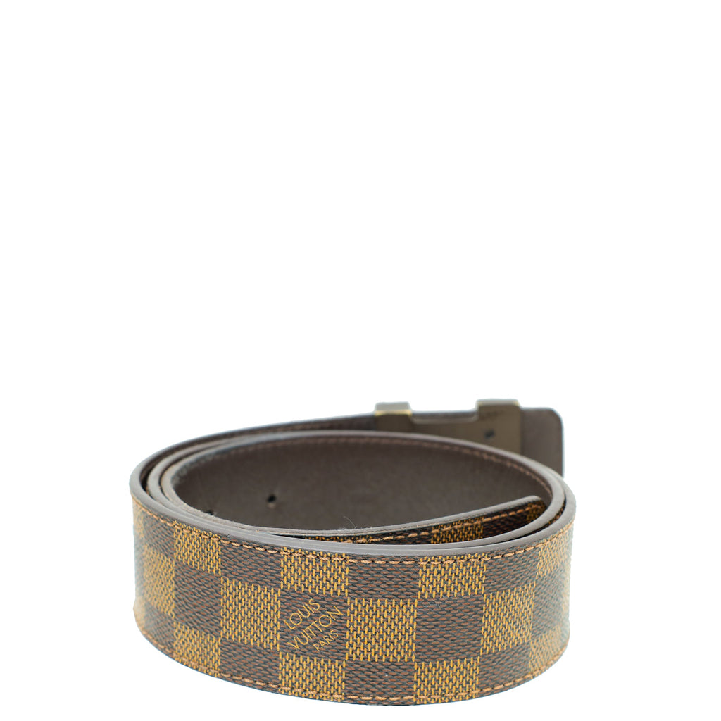 Louis Vuitton Damier Ebene Initiales 40mm Belt 34