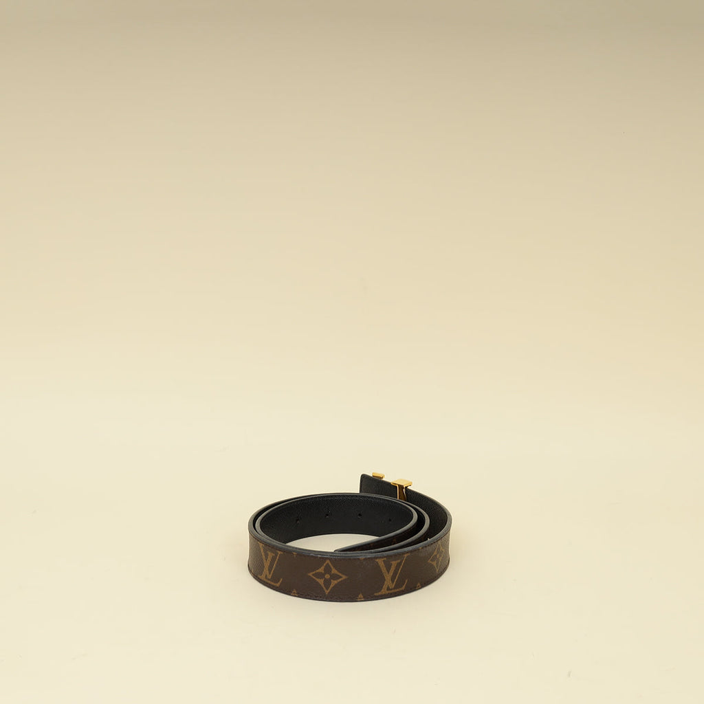 Louis Vuitton Bicolor Initiales 30mm Reversible Belt 30