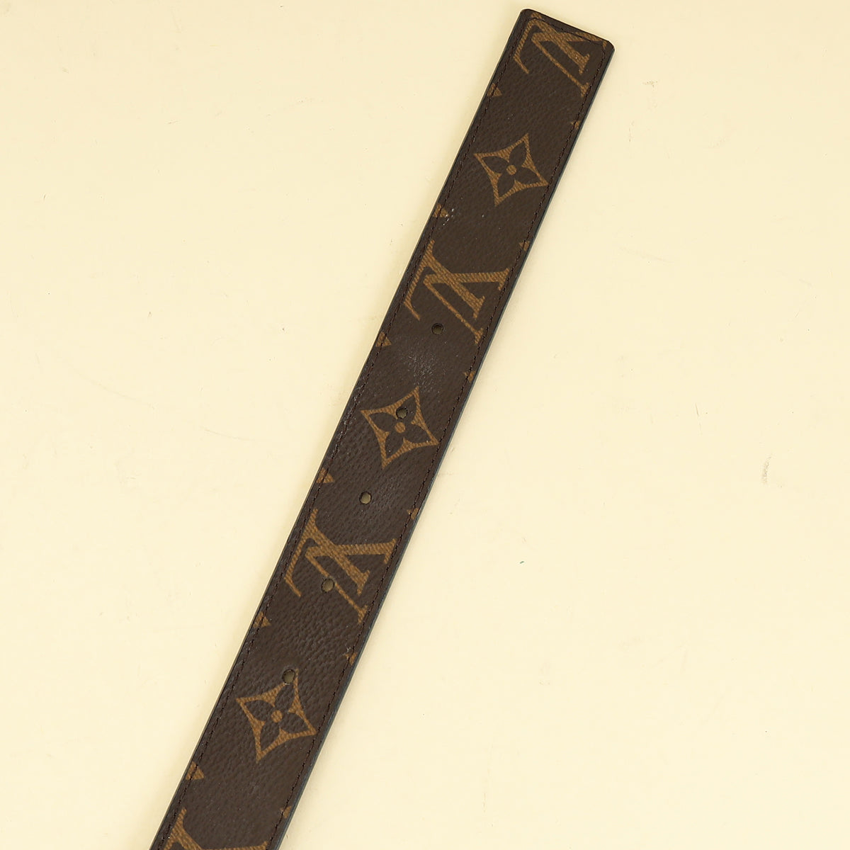 Louis Vuitton Bicolor Initiales 30mm Reversible Belt 30