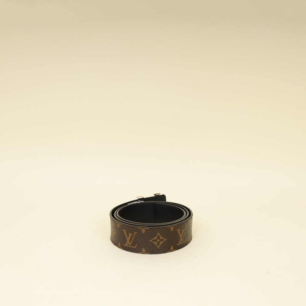 Louis Vuitton Bicolor Monogram LV Initiales 40mm Reversible Belt 36
