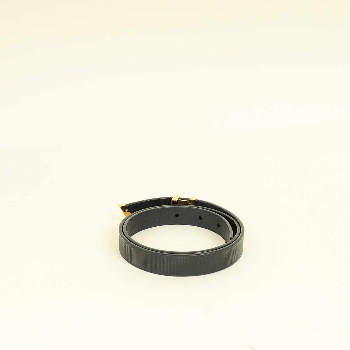 Louis Vuitton Black Initiales 20mm Belt 28