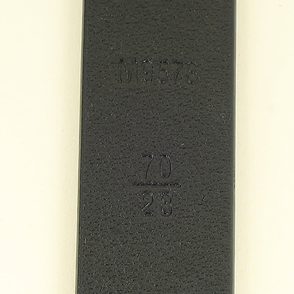 Louis Vuitton Black Initiales 20mm Belt 28