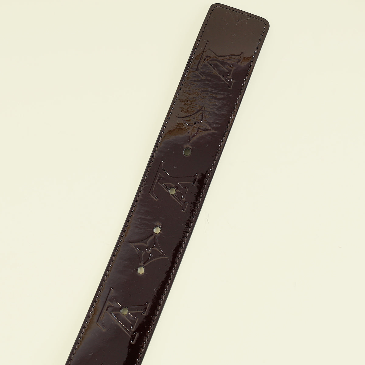 Louis Vuitton Amarante Monogram Vernis Facettes 40mm Belt 32
