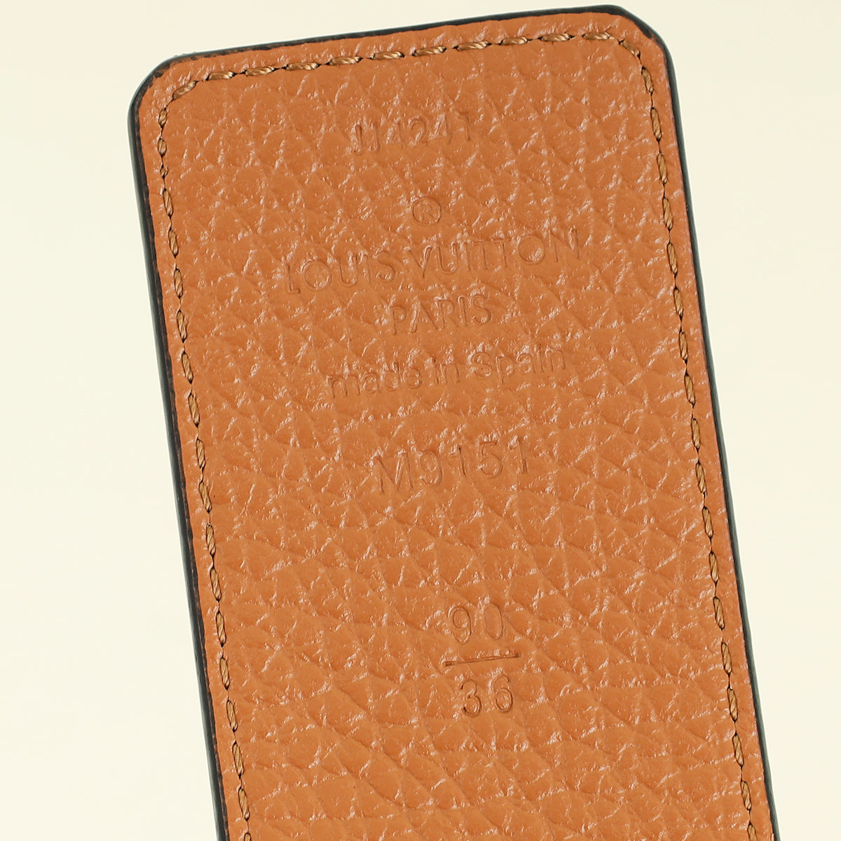Louis Vuitton Bicolor Initiales 40mm Reversible Belt 36
