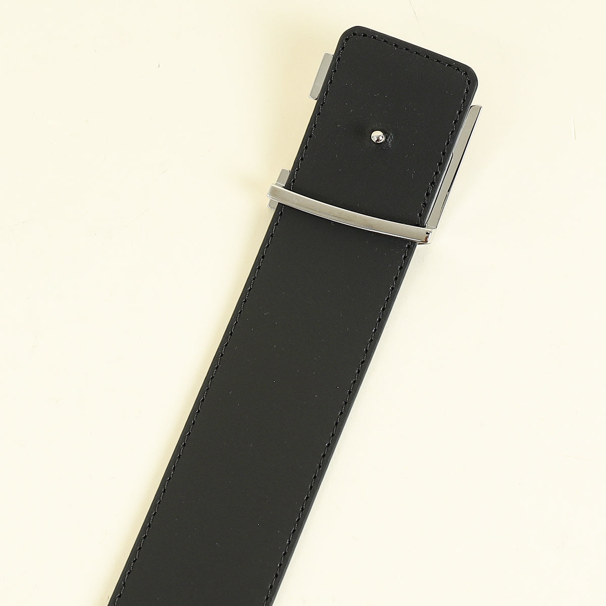 Louis Vuitton Monogram Black Initiales 40mm Reversible Belt 36